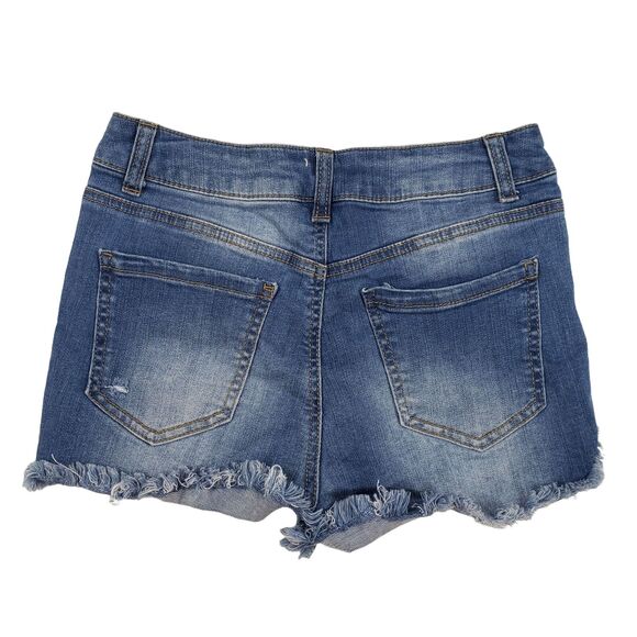 Wax Micro Jorts sz S Women Hean Shorts Min8 Destructed Frayed Raw Hem Y2K 90s - Picture 2 of 8